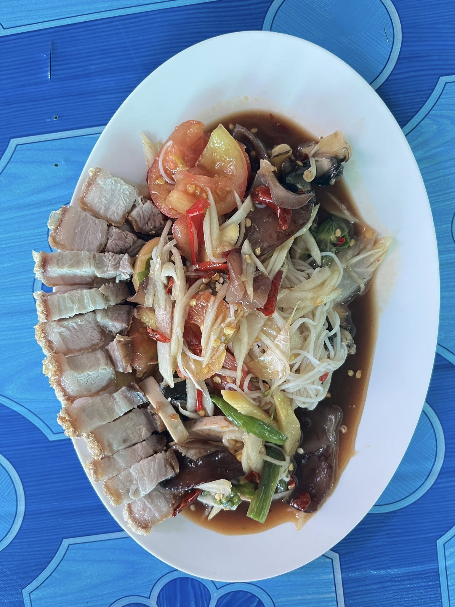 ตำป่าหมูกรอบ