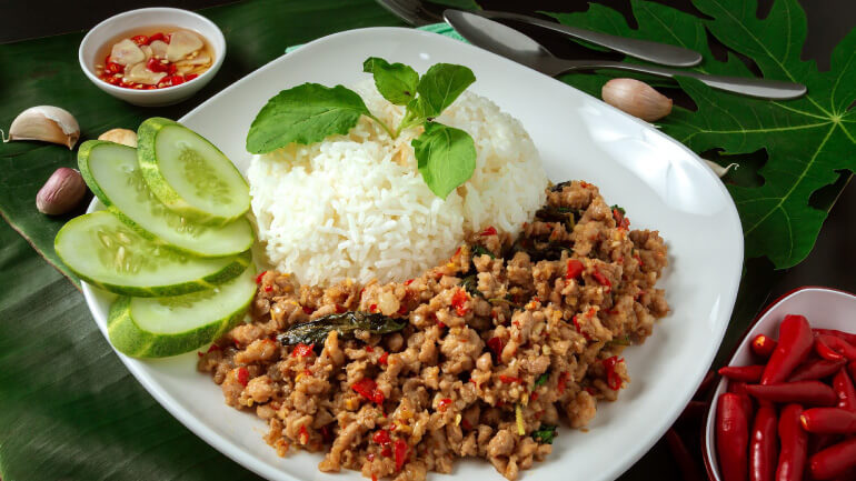 ผัดกะเพราหมู